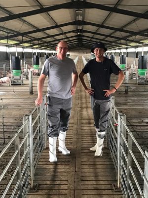 Philip van den Brink visiting farms in South Africa