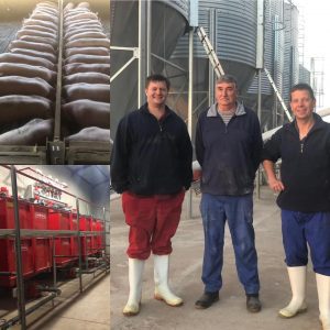 Visiting liquid feeding farms in South Africa with Joost Leijten from the Netherlands